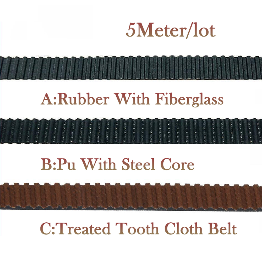 Gt2 Belt - 5M 2GT 오픈 타이밍 벨트, 6mm