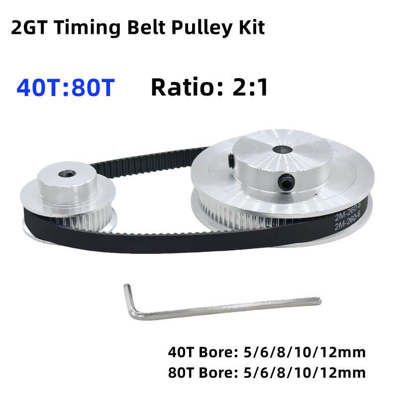 Gt2 Belt - 2GT 2M 80T 40T GT2 40T