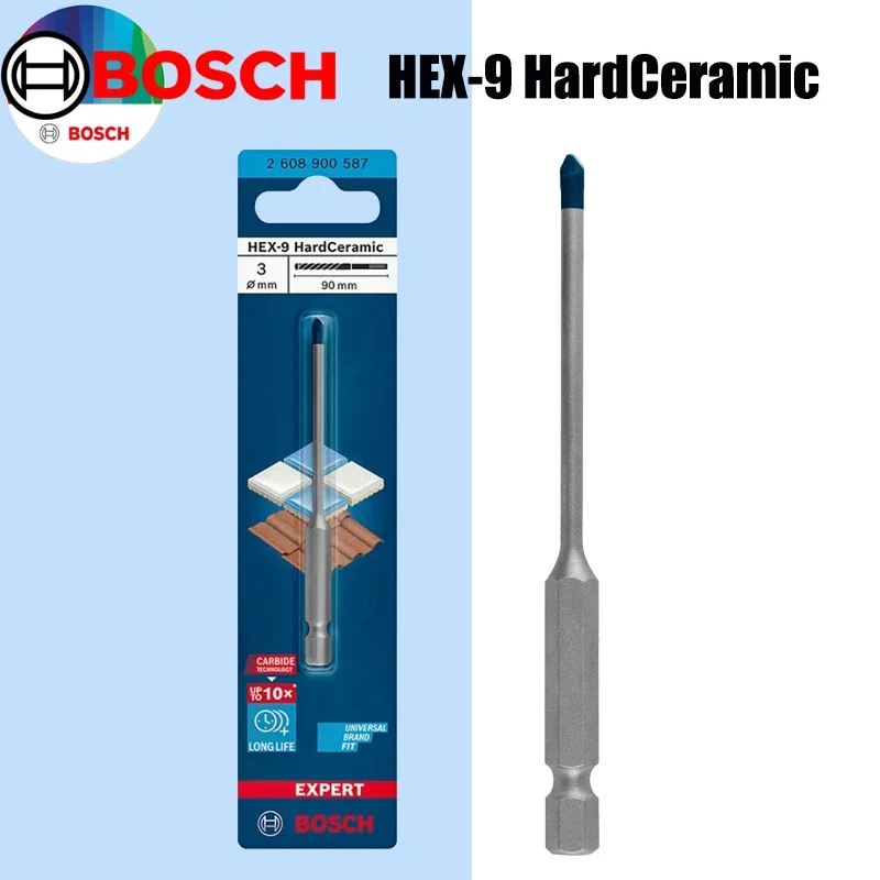 Drill Bit Set - BOSCH Hex-9 하드 세라믹 드릴 비트