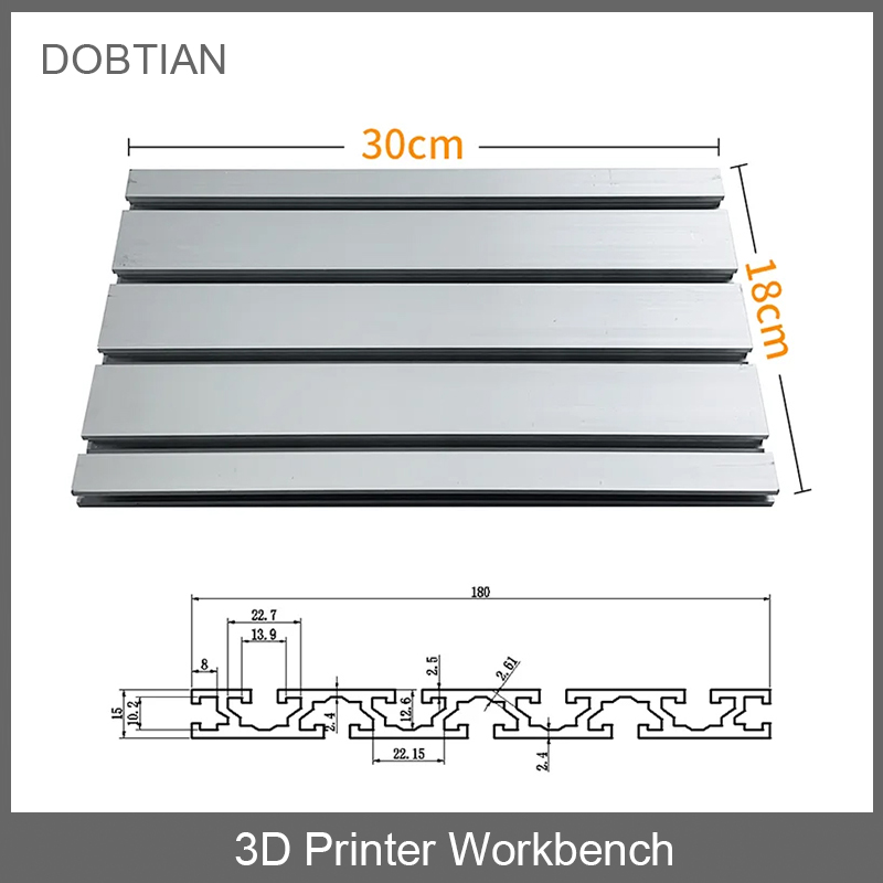 3018 Aluminium Cnc - 1PC 15180 알루미늄 프로파일 압출 CNC
