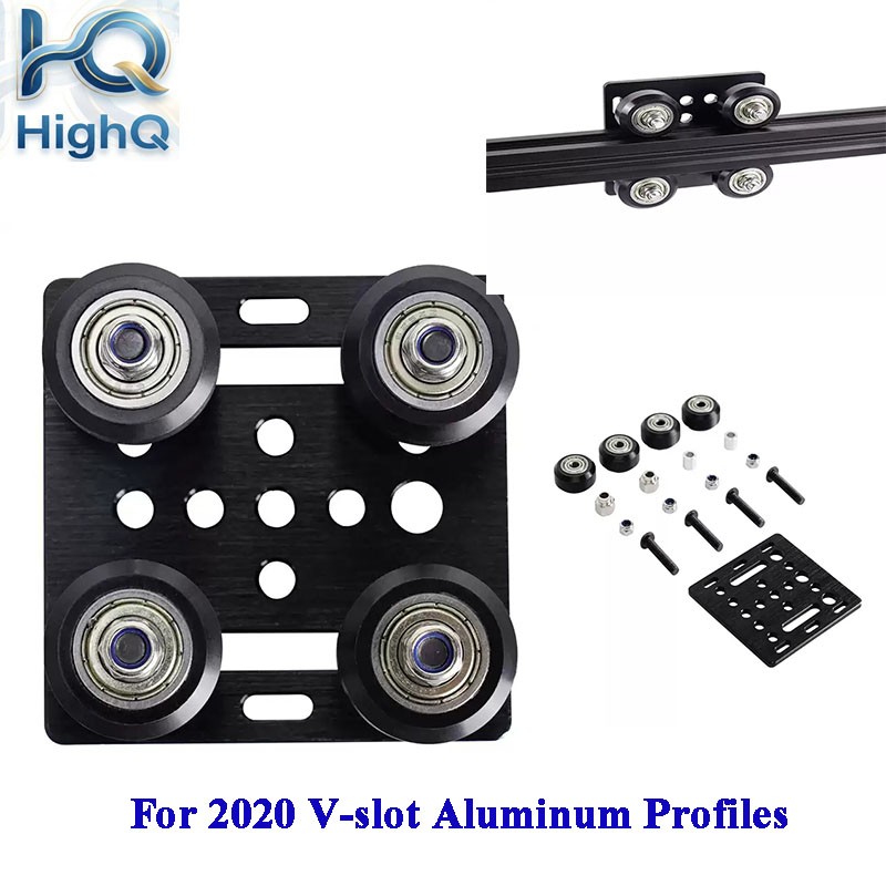 V Slot Wheel - 3D 프린터 풀리 2020 V-오픈빌드 휠,