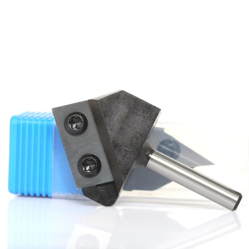 Cnc Bits - 1/2인치, 1/4인치, 8mm 축, 듀얼 블레이드,