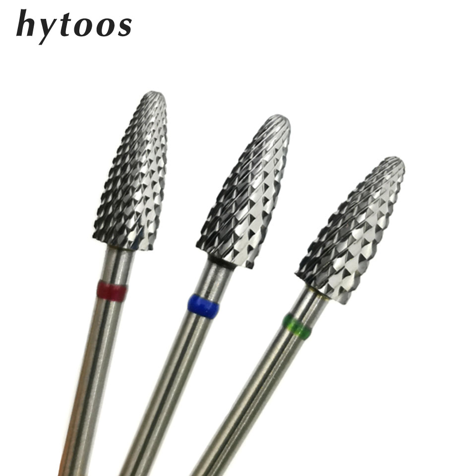 Carbide End Mill - HYTOOS 5mm 불꽃 비트 3/32 초경