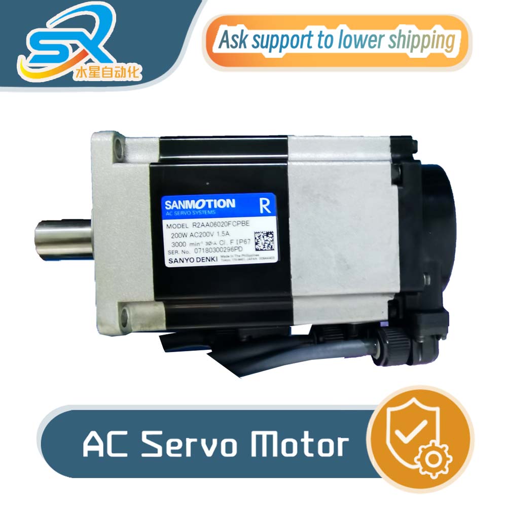 Servo Motor - 산요 AC 서보 모터, 정상 작동,