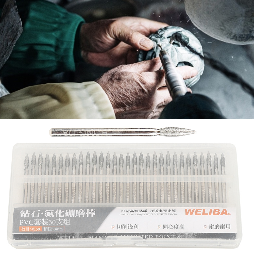30pcs 150Grit 팁 다이아몬드 그라인딩 비트  - Cnc Bits 리뷰 및 가격