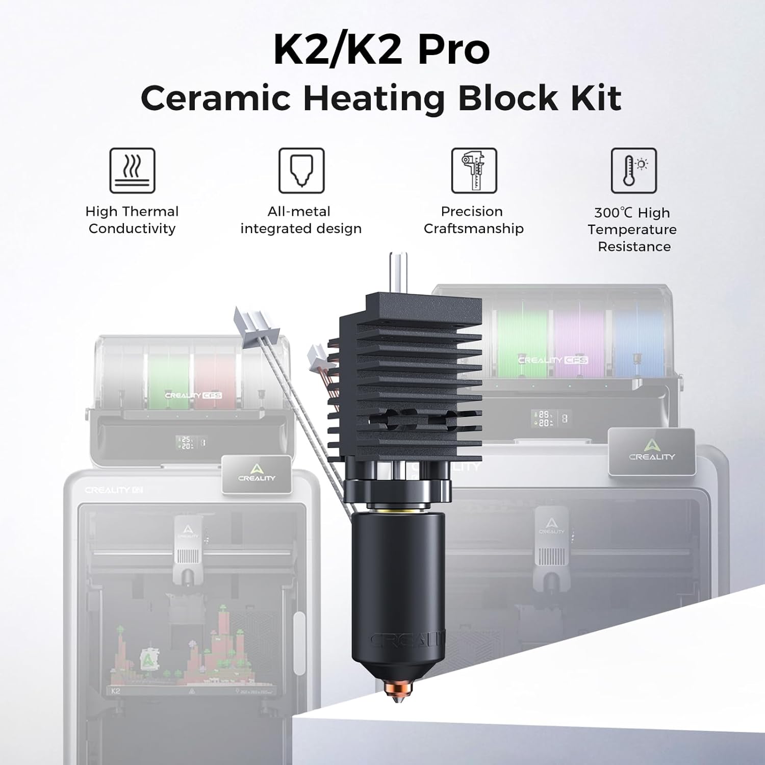 Creality 공식 K2/K2 Pro 세라믹 히팅 블 - Aluminium Profile 2020 리뷰 및 가격