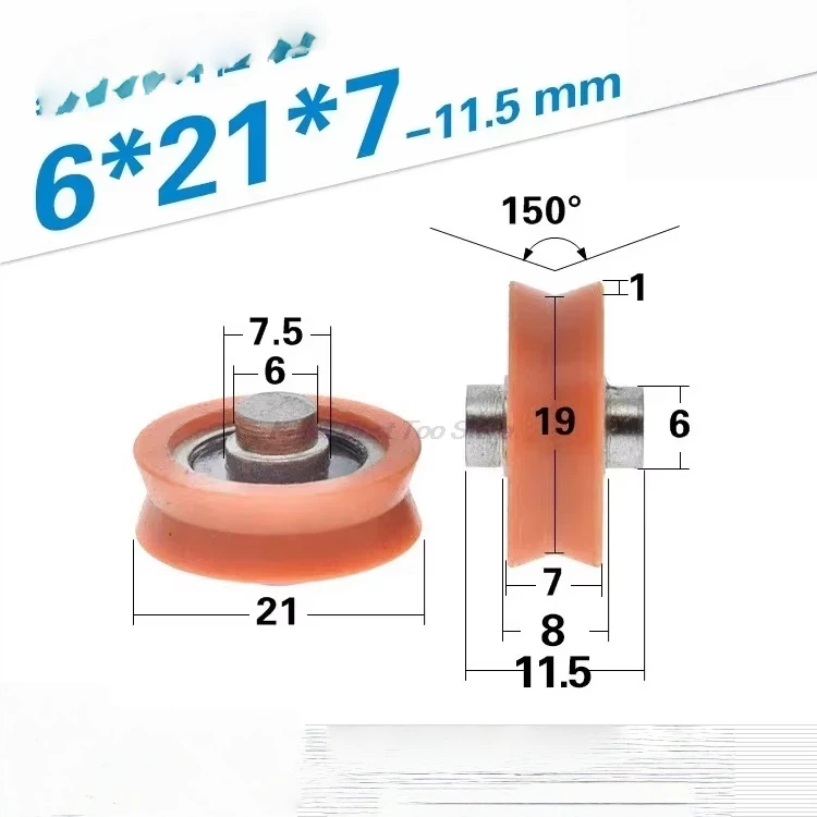 5PC POM 폴리옥시메틸렌 플라스틱 나일론 휠 샤프트 - V Slot Wheel 리뷰 및 가격
