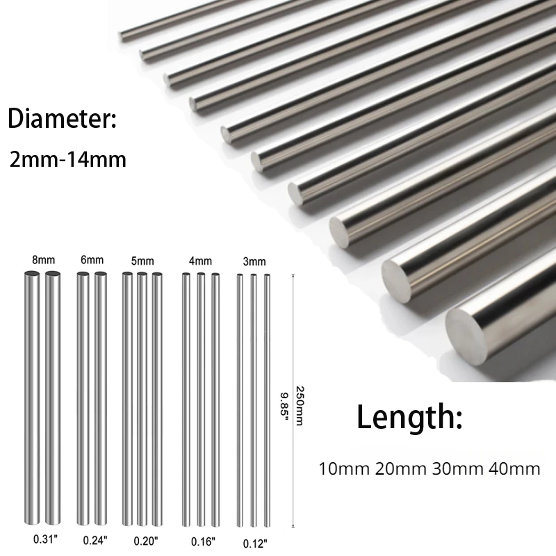 10/25Pc Stainles 강철 단단한 둥근 막대  - Linear Rod 8Mm 리뷰 및 가격