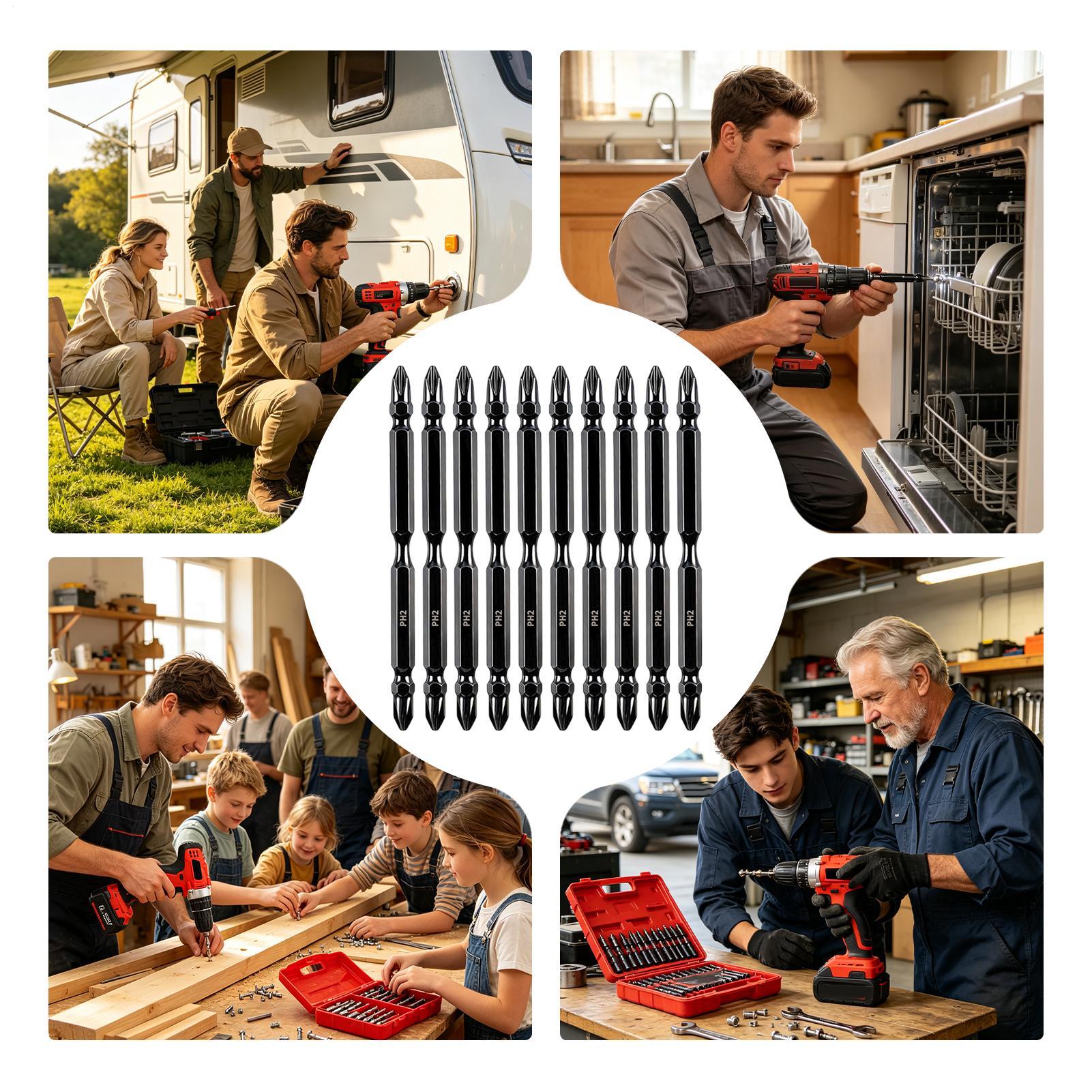 드릴용 자석 비트 양면 밀링 자석 드라이버 헤드 키트  - Drill Bit Set 리뷰 및 가격