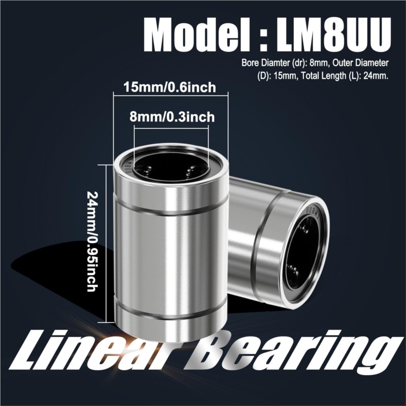 4/10PCS LM8UU LM10UU LM16UU LM - Linear Rod 8Mm 리뷰 및 가격