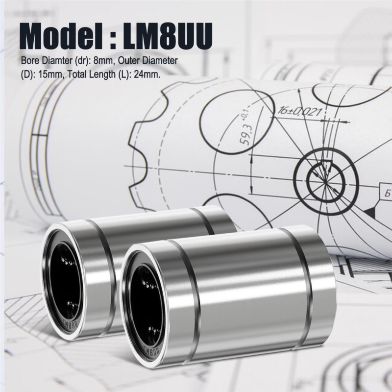 4/10PCS LM8UU LM10UU LM16UU LM - Linear Rod 8Mm 리뷰 및 가격