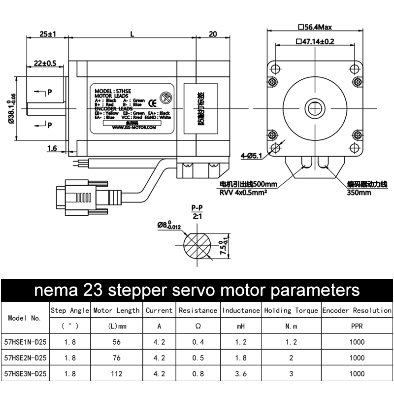 RS485 통신 하이브리드 키트 57mm 2상 DC 폐 - Nema23 Stepper 리뷰 및 가격