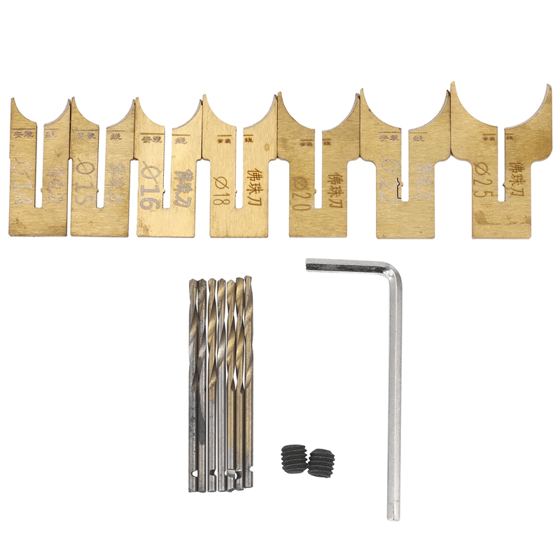 나무 구슬 드릴 비트 볼 블레이드 밀링 커터 세트 24 - Drill Bit Set 리뷰 및 가격