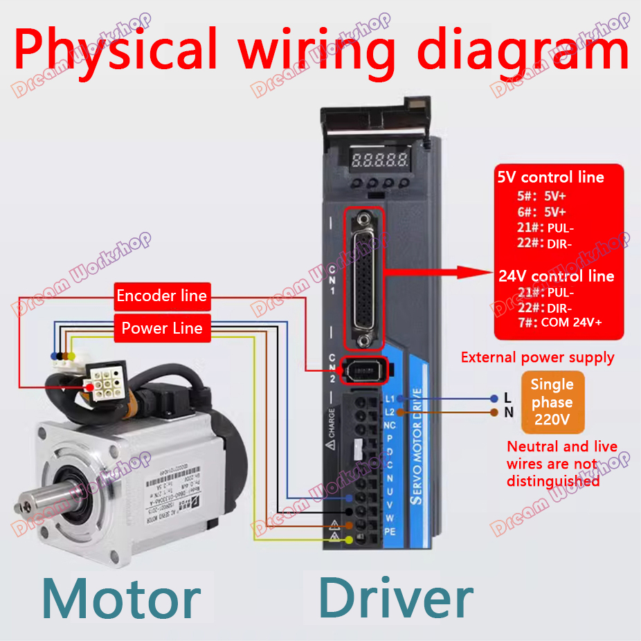 CNC 서보 모터 세트 40/60/80 소형 AC 20 - Servo Motor 리뷰 및 가격