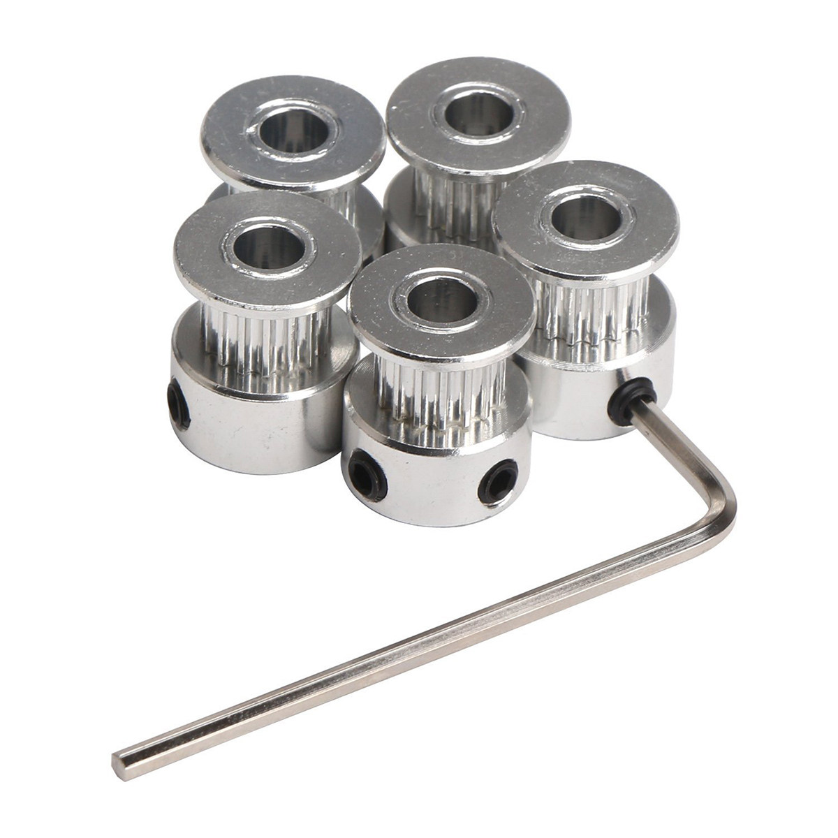 5Pcs 알루미늄 Gt2 풀리 20 톱니 8mm 보어  - Gt2 Belt 리뷰 및 가격