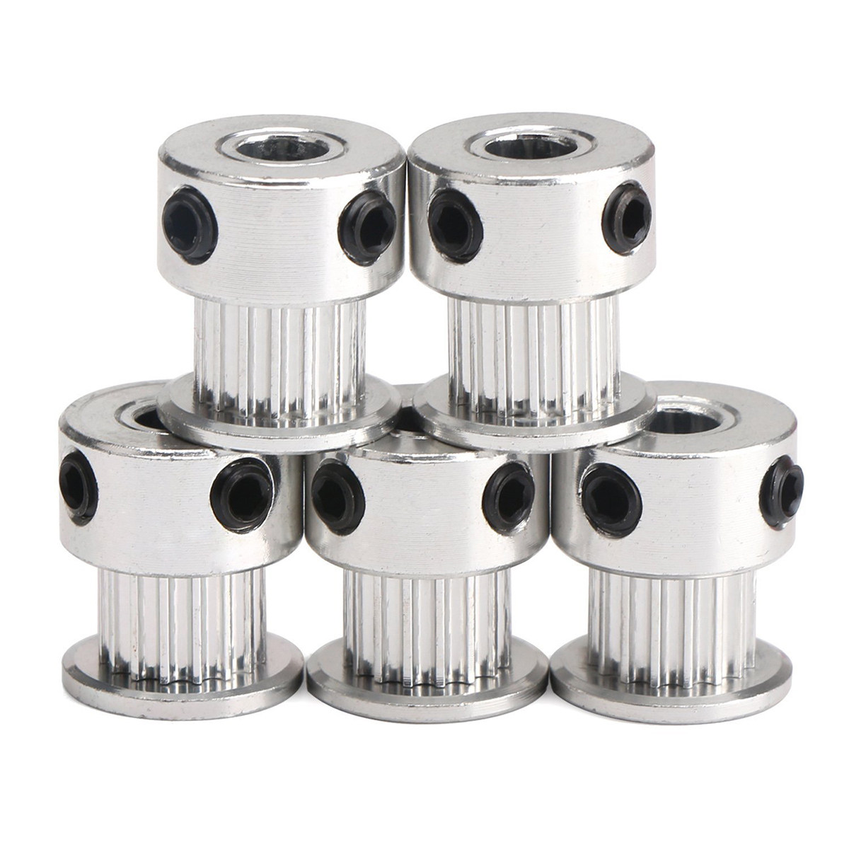5Pcs 알루미늄 Gt2 풀리 20 톱니 8mm 보어  - Gt2 Belt 리뷰 및 가격