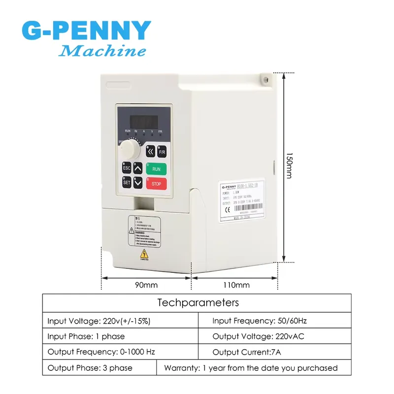 Gpenny 1.5kw ER16 D80mm 수냉식 스핀 - Spindle Motor 리뷰 및 가격