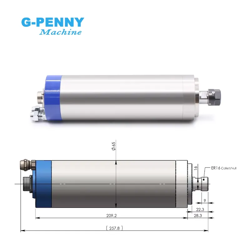 맞춤형 G-PENNY 110v/220v 1.5kw ER - Spindle Motor 리뷰 및 가격