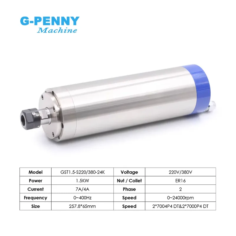 맞춤형 G-PENNY 110v/220v 1.5kw ER - Spindle Motor 리뷰 및 가격