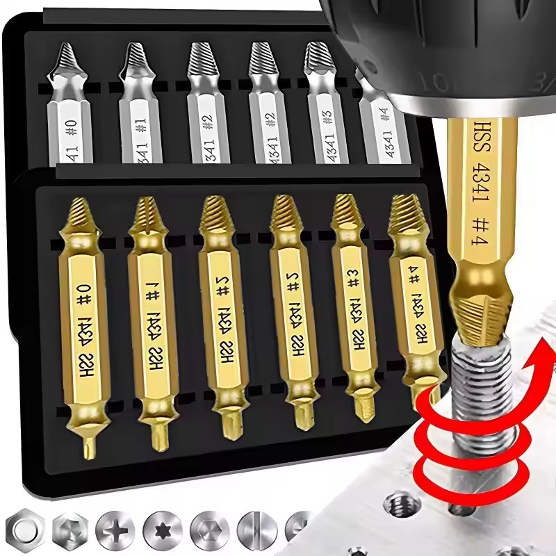 손상된 나사 제거 드릴 비트 세트, 벗겨진 나사/볼트  - Drill Bit Set 리뷰 및 가격