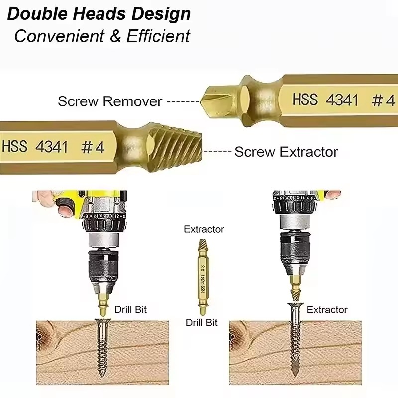 손상된 나사 제거 드릴 비트 세트, 벗겨진 나사/볼트  - Drill Bit Set 리뷰 및 가격