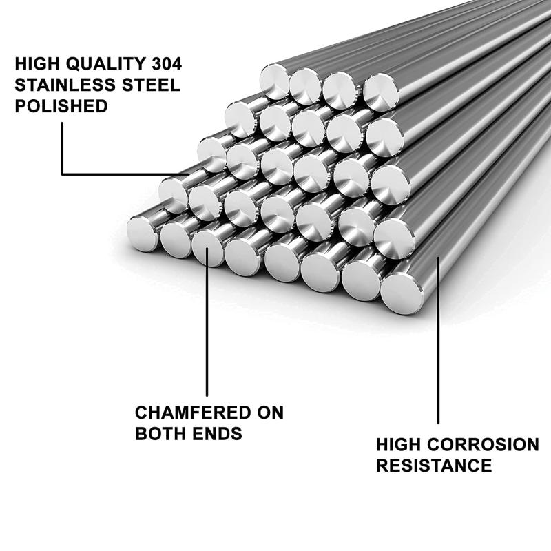 1/5Pc Stainles 강철 단단한 둥근 막대 선반 - Linear Rod 8Mm 리뷰 및 가격