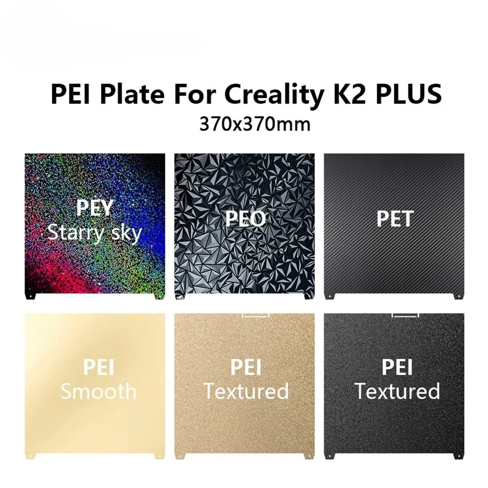 370x370mm 블랙 무광 PEI 빌드 플레이트, 크 - Aluminium Profile 2020 리뷰 및 가격