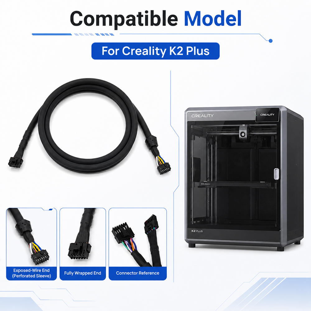 Creality K2 Plus 툴 헤드 케이블용 완전히 - Aluminium Profile 2020 리뷰 및 가격